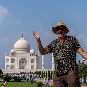 Taj Mahal, Agra, India - foto de Ze Paiva - Vista Imagens